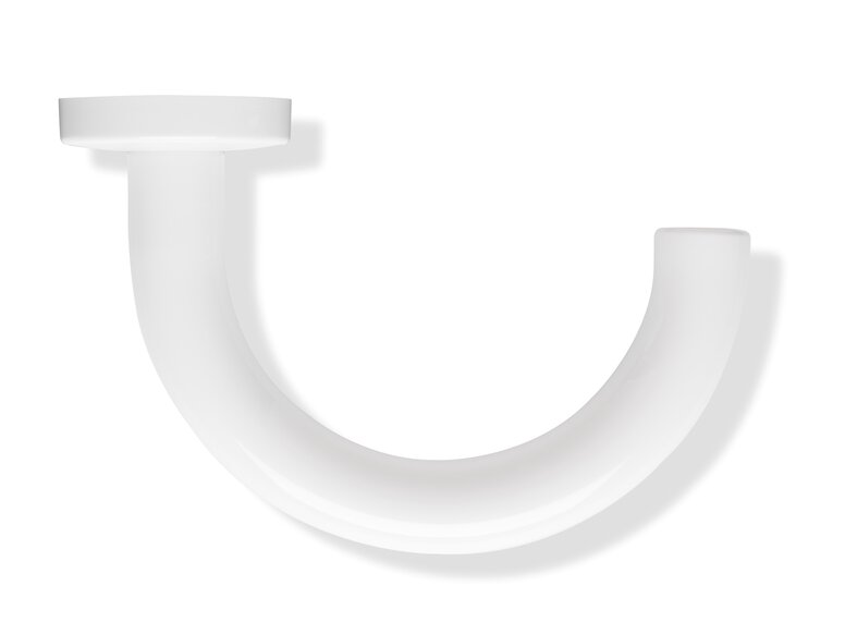 HEWI Türdrücker U-Form Signalweiß Türdrücker mit runder U-Form in der Farbe Signalweiß aus Polyamid