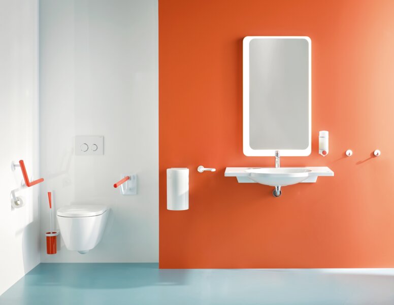 HEWI barrierefreier WC-Bereich System 800K Barrierefreier WC-Bereich System 800K