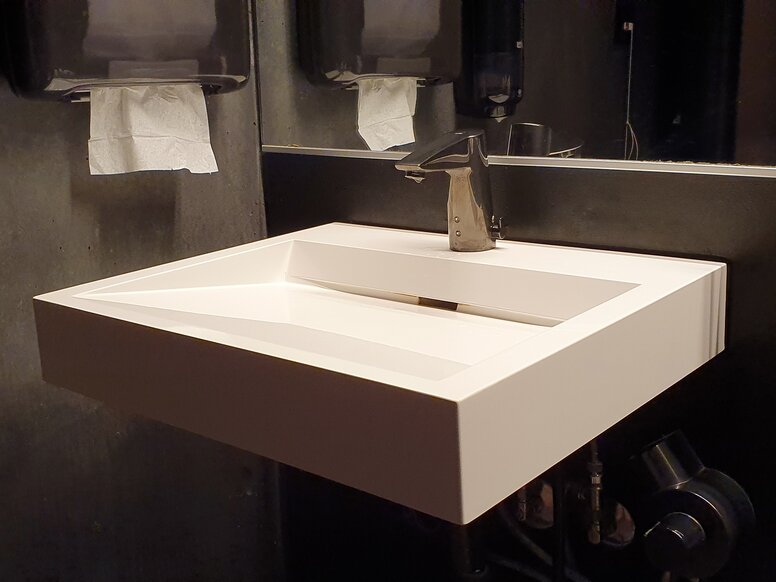 Sauna Löyly in Helsinki System 100 washbasin
